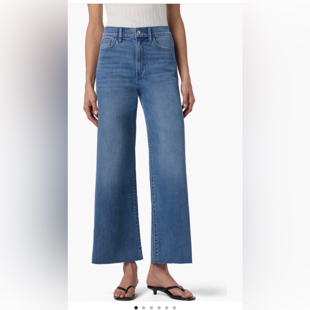 Joe's Raw Hem Ankle Wide Leg Jeans - NWT